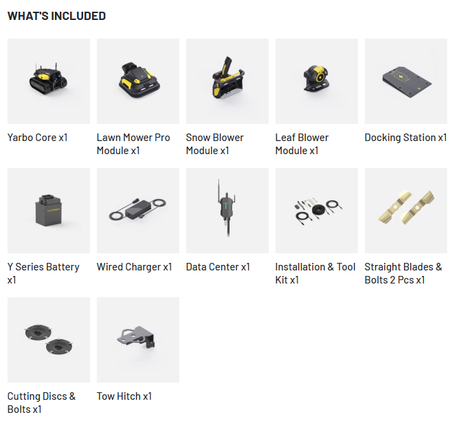 Yarbo Pro Mower 4in1 Bundle image 1
