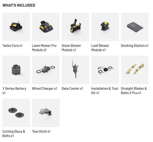 Yarbo Pro Mower 4in1 Bundle image 1