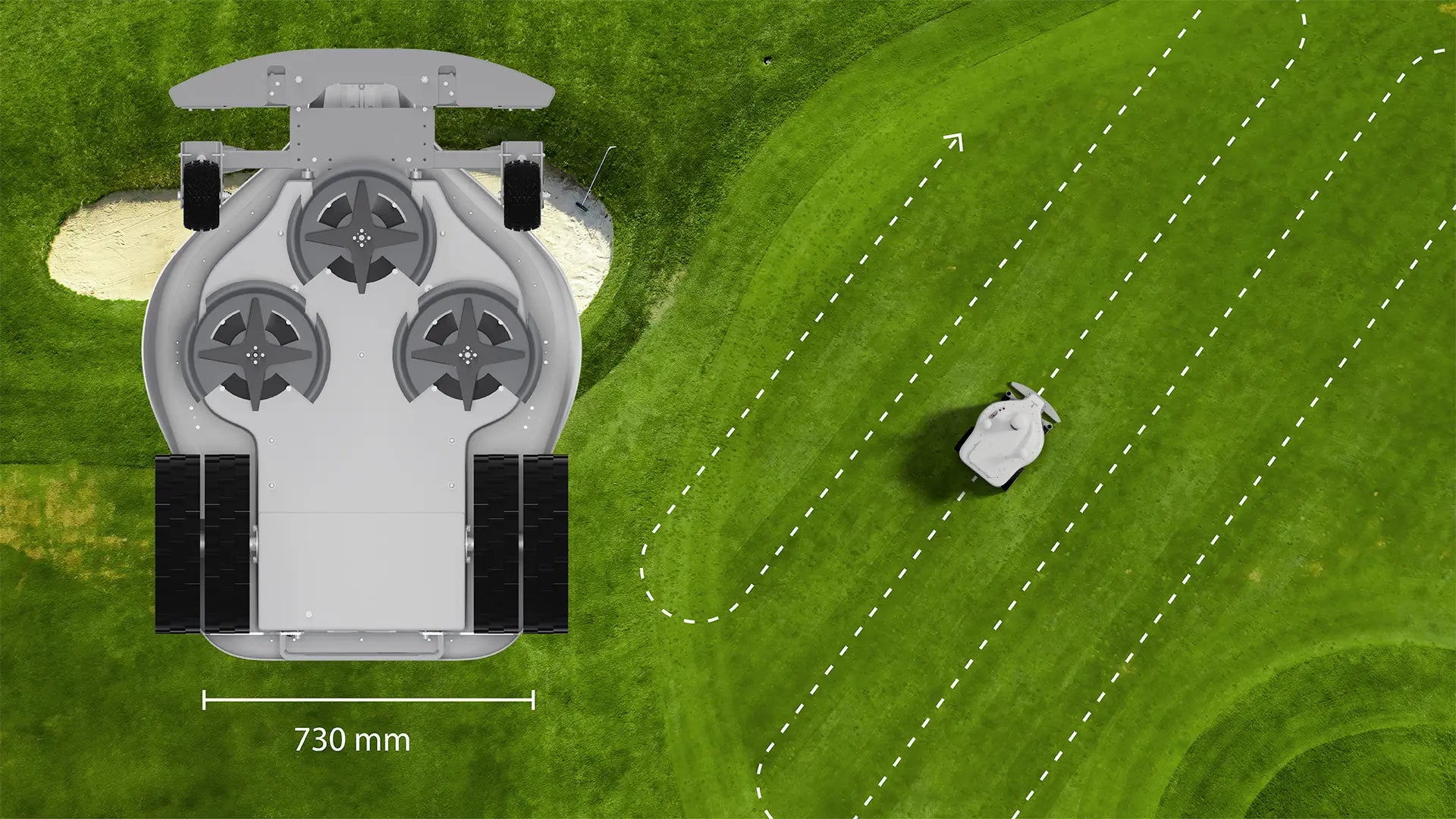 FJD Titan Robotic Mower 42,000 ㎡ (10.4 acres) per Day image 4