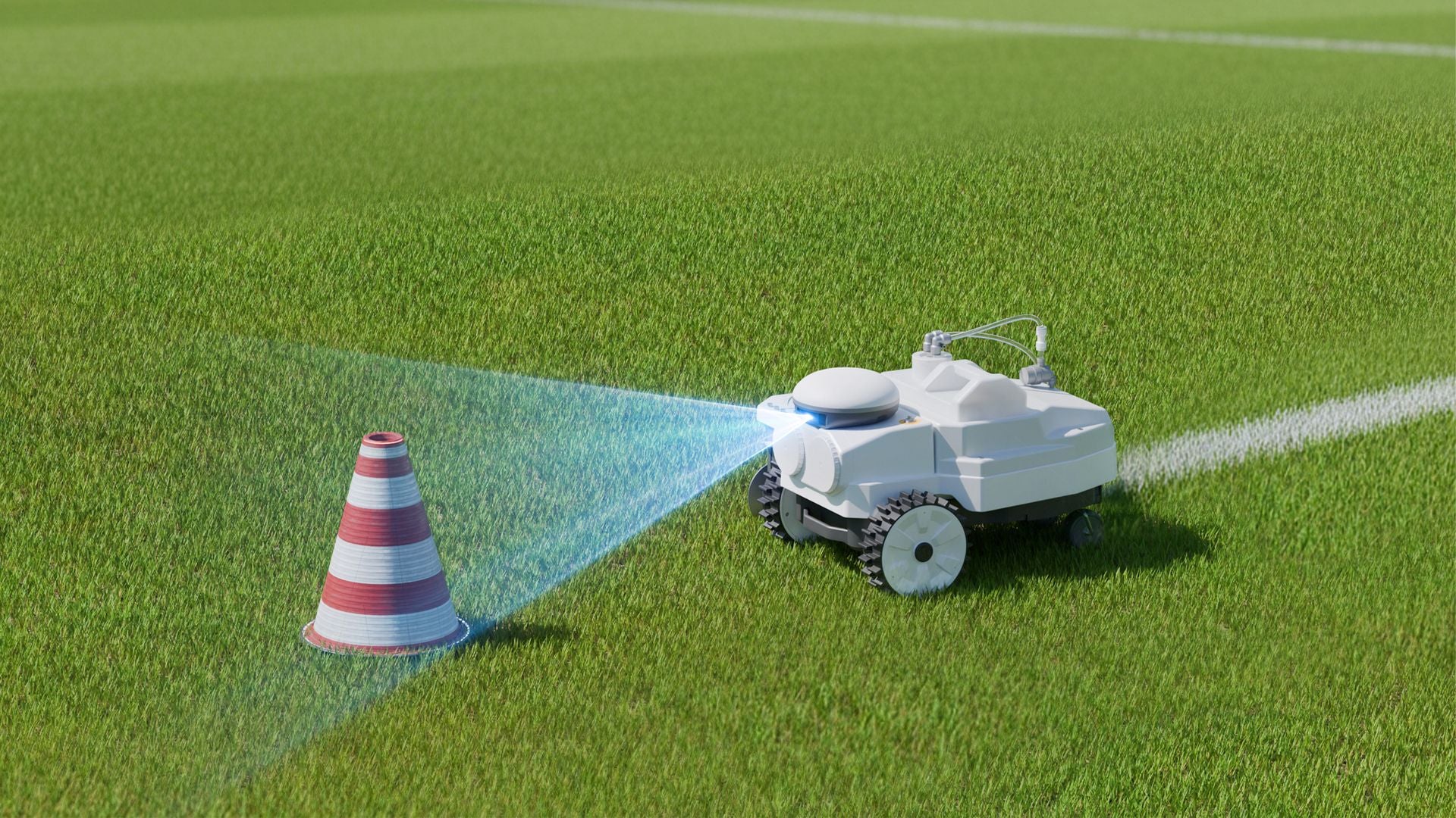 FJD PaintMaster Mini — Autonomous Sports Field Line Marker image 2
