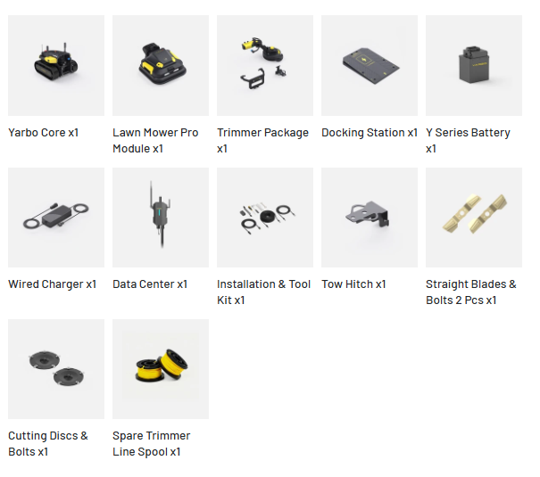 Yarbo Pro Mower + Trimmer & BBM